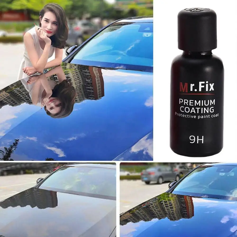 

9H Ceramic Car Coating Liquid Glass Waterproof Nano Ceramic Car Paint Care Anti-scratch Super Hydrophobic Glass Coating