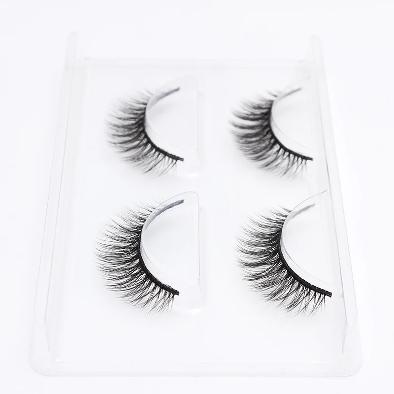 LEHUAMAO 2 Pairs 3D Mink Lashes Natural Long False Eyelashes Dramatic Volume Fake Lashes Makeup Eyelash Extension Silk Eyelashes LEHUAMAO 2 Pairs 3D Mink Lashes Natural Long False Eyelashes Dramatic Volume Fake Lashes Makeup Eyelash Extension Silk Eyelashes