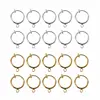 10Pcs DIY Clip On Earring Converters Non-pierced Ear Round Hoops Jewelry Finding 1