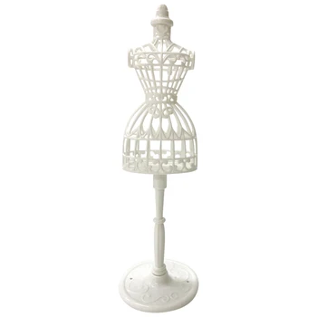 

NK One Pcs Doll Accessories Display Holder Dress Clothes Gown Mannequin Model Stand For Barbie Doll Girls Play DIY Toy DZ