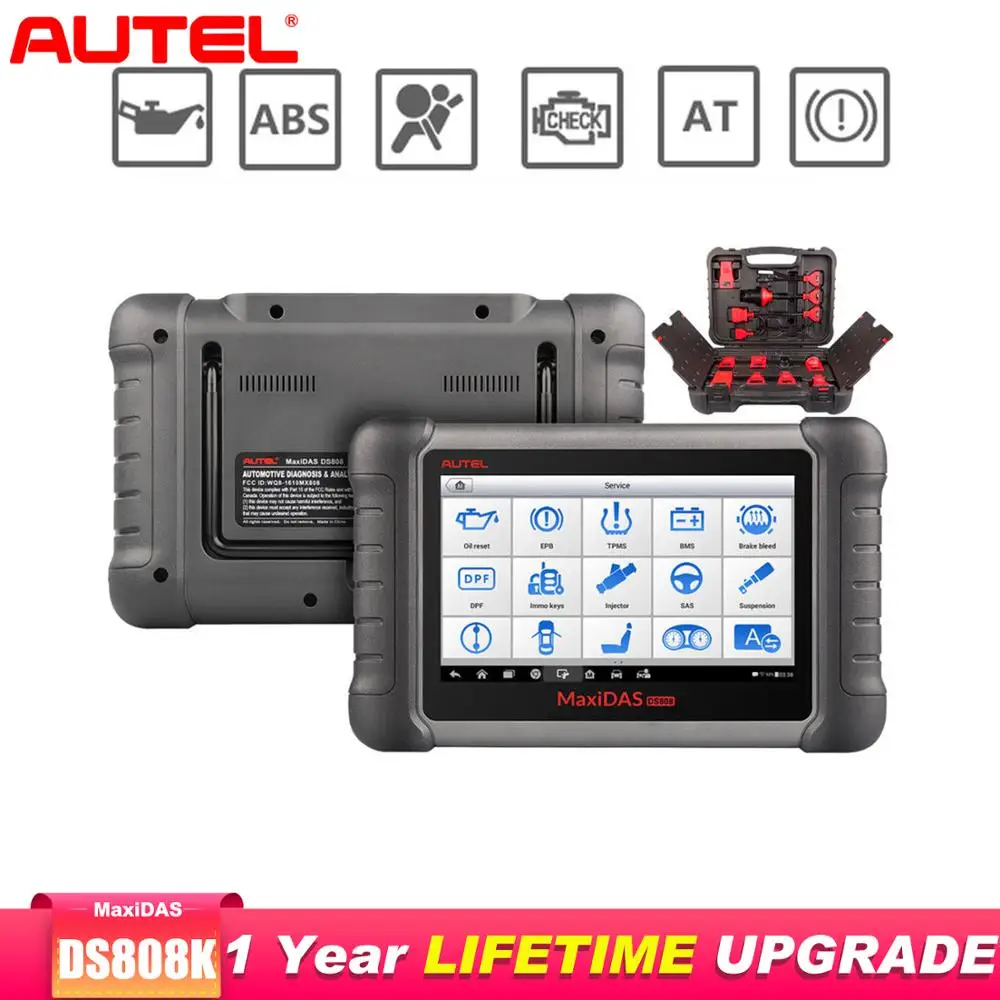 Диагностический инструмент Autel maxides DS808K OBD2 диагностический для автомобиля