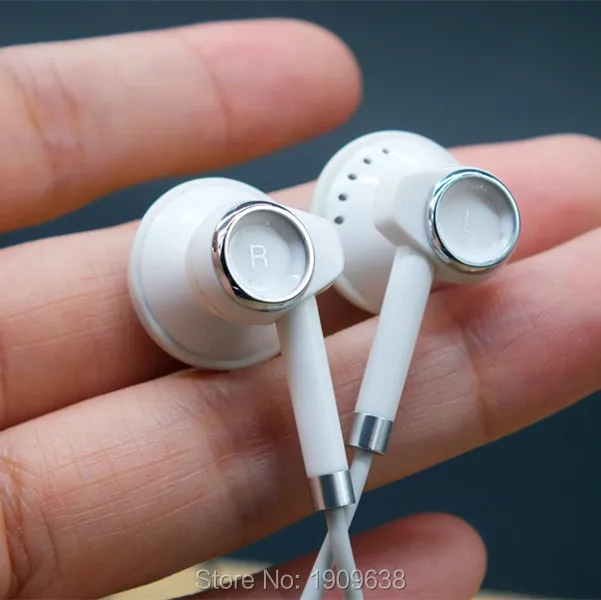 Markdown sale Original white Backbeat 116 In Ear Earphone Dynamic Flat Head Plug HIFI earbud with Mic Free Shipping