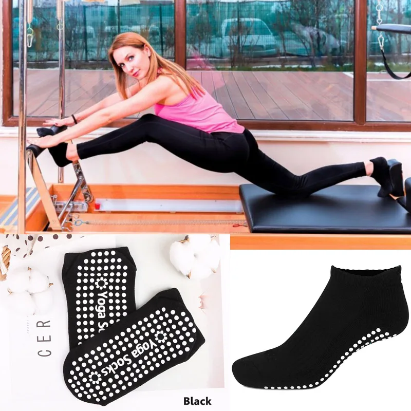 Yoga Socks Professional Anti Slip Socks Woman Sport Sweat-absorbent Breathable Pilates Gym Fitness Sports Cotton yoga socks