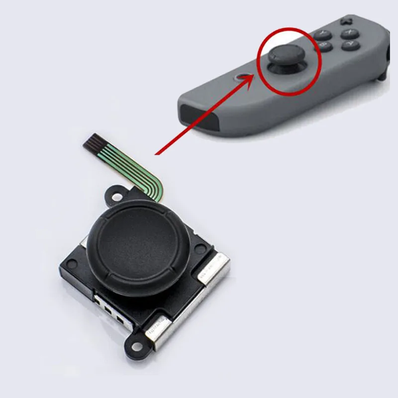 

Analog Joystick thumb Stick grip Cap Button Module Control Replacement Part for Nintend Switch Lite NS Mini Joy-Con Controller