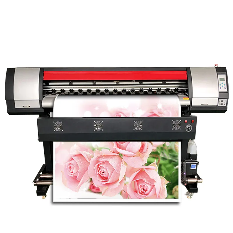 

Cheap 1800Mm Eco Solvent Printing Machine Xp600 Flex Banner Billboard Outdoor Digital Cmyk Vinyl Printer Plotter