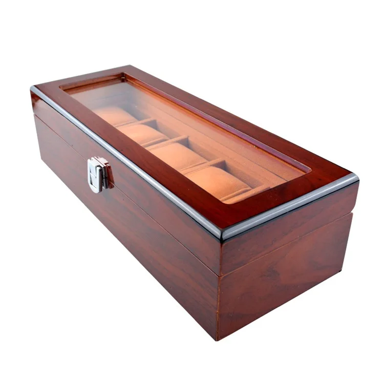 Alta-Calidad-de-Lujo-Cajas-de-Reloj-de-Madera-de-Palo-de-rosa-Sólido-5-Cuadrículas (2)