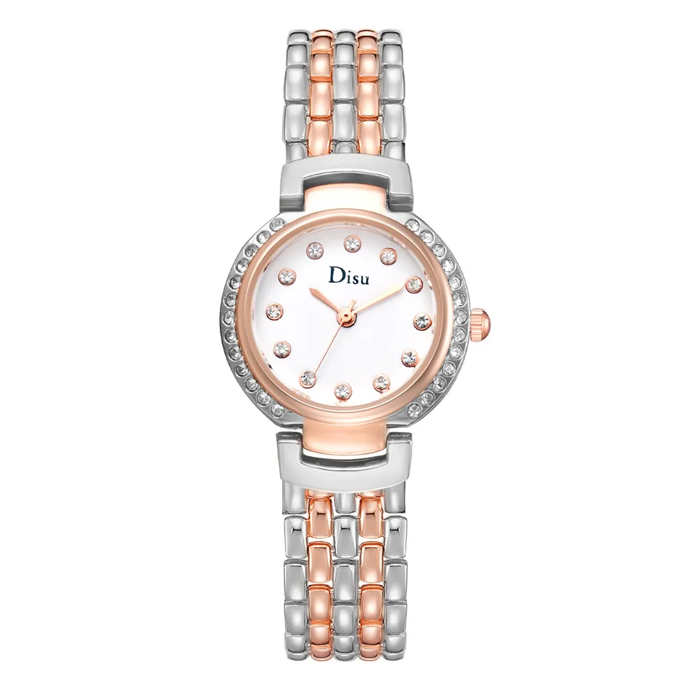 

Fashion Stainless Steel Women Watch Luxury Crystal Analog Quartz WristWatches Bracele Classics Gift Clock Relogio Feminino #W