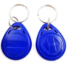 Fob chave RFID em cartão, re-gravável 125 Khz EM4305 Rfid Copy Card, forma de cartão, tags keyfob + mínimo: 10 pcs