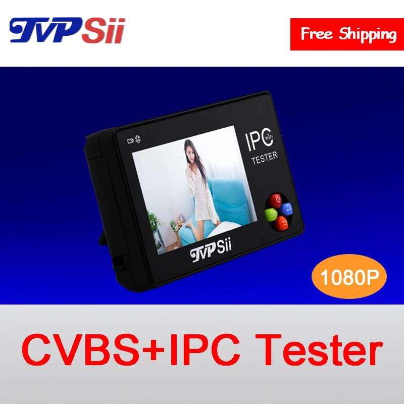 

Wrist Touch screen 3.5 inch Wide angle screen Two in one Analog and IP CCTV Camera Security Tester