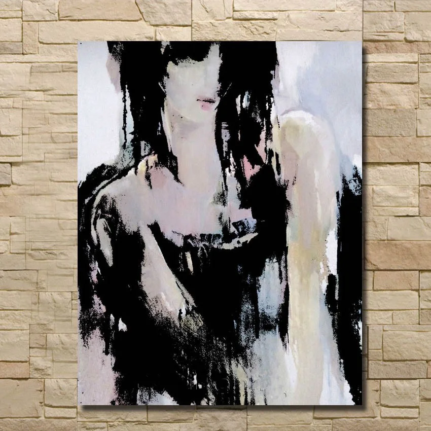 

Fashion wall art Modern colorful nude art oil painting hand painted sexy woman body canvas oil painting wall decor for cafe room