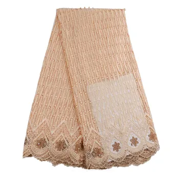 

High Quality Swiss Voile Lace 2018 African Voile Swiss Lace Fabric African Swiss Cotton Voile Lace Fabric For Party Dress F320-1