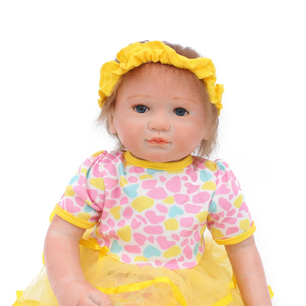 Детские куклы Bebes reborn slicone 19 &quot46 см настоящие для новорожденных девочек игрушки