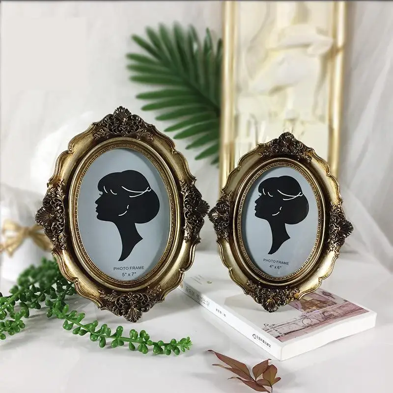 

Рамка для фотографий в европейском стиле ретро из смолы креативная настенная Комбинированная рамка для фотографий для студии домашние ювелирные изделия