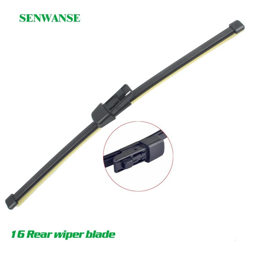 

Senwanse 16" Rear Wiper Blade For Skoda Rapid 2012-2016 Windshield Rear Window windscreen wiper Car Accessories