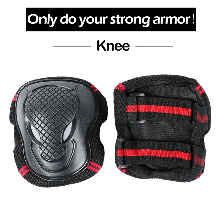 6pcs/set Skating Protective Gear Set Elbow pads Wrist Support Ski Skateboard Ice Skate Roller Knee Brace For Adult Kids Gift 6pcs/set Skating Protective Gear Set Elbow pads Wrist Support Ski Skateboard Ice Skate Roller Knee Brace For Adult Kids Gift