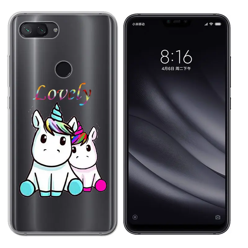 Cute Animal Fundas for Xiaomi Mi8 lite Silocone Case Xiaomi Mi 8 A2 A2 Lite for Soft TPU for Xiaomi Redmi 4X 6A Note5 Note6 Pro (7)