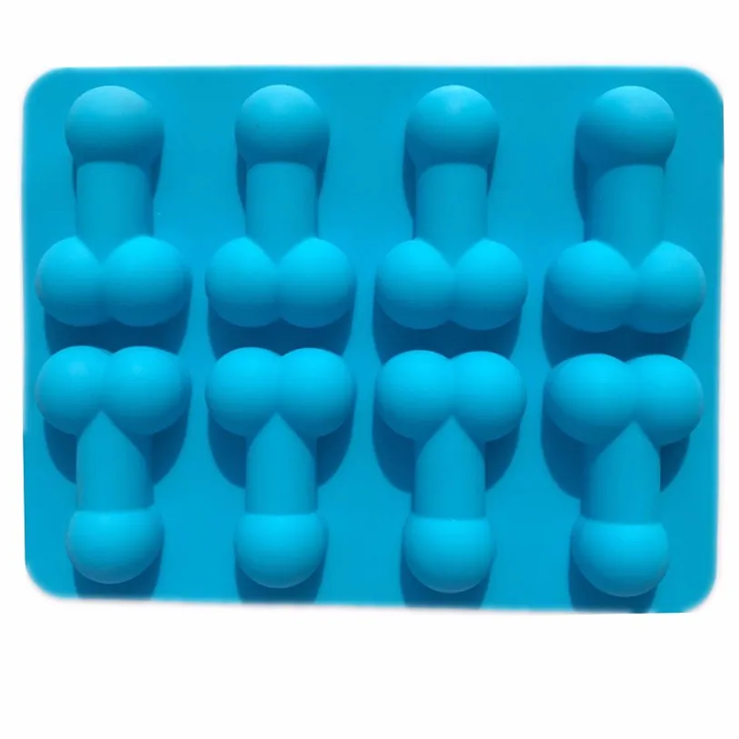 Sexy Penis Cake Mold Dick Ice Cube Tray Silicone Mold Soap Candle Moulds Sugar Craft Tools Chocolate Mould Mini Ice Cream Forms