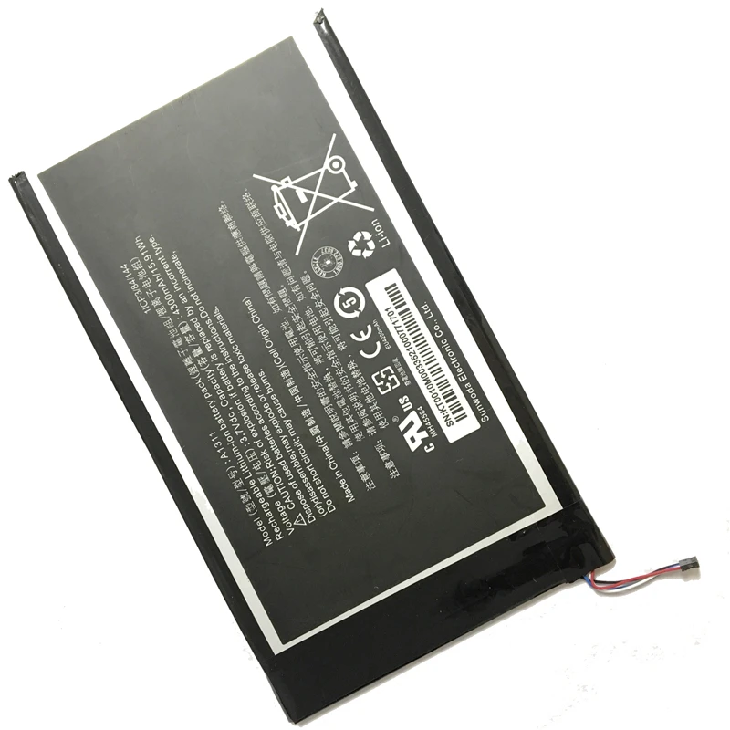 A1311 сменная батарея планшета 4300 мАч для acer Iconia Tab A1-830 A1311 A1 830 литий-полимерная батарея