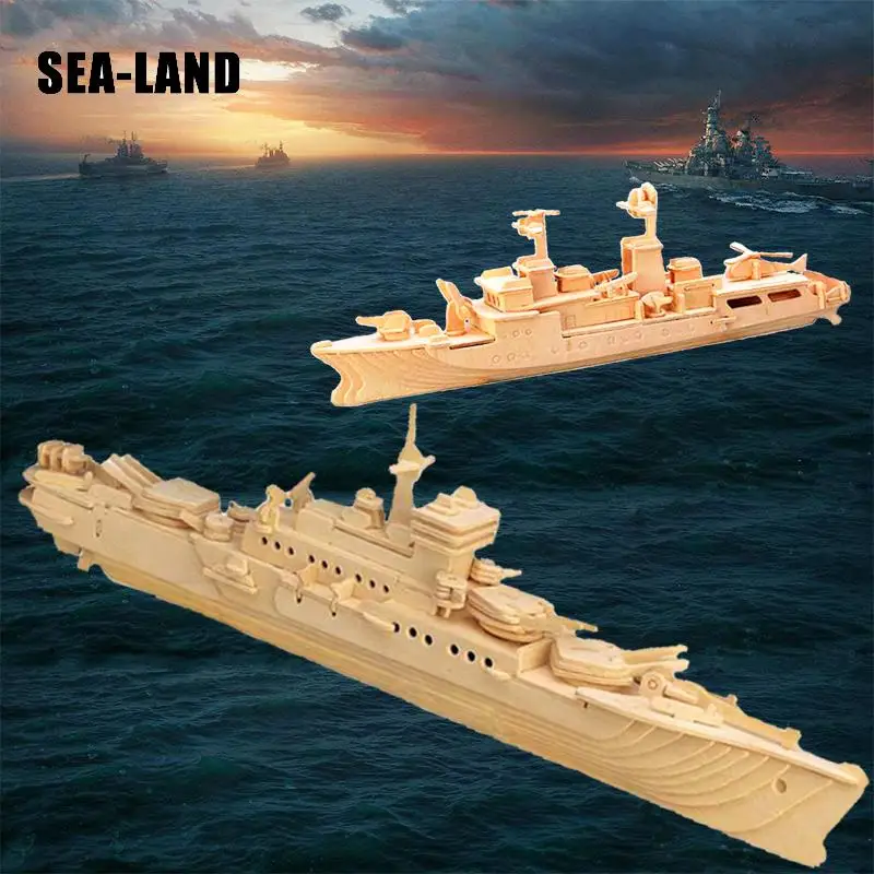

Children's Wooden Toys Of 3d Puzzle Military Toy Models Suit For Children And Adult Educational Toys Puzzle Of Quality Timber