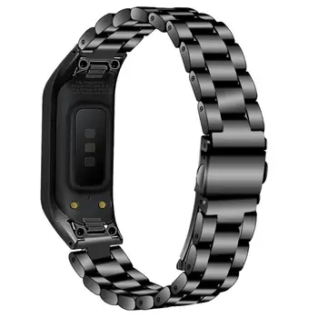 

1Set Stainless Steel Watchband Quick Release Sports Wrist Strap Bracelet Replacement for Samsung Galaxy Fit-e Smart Watch Tool A