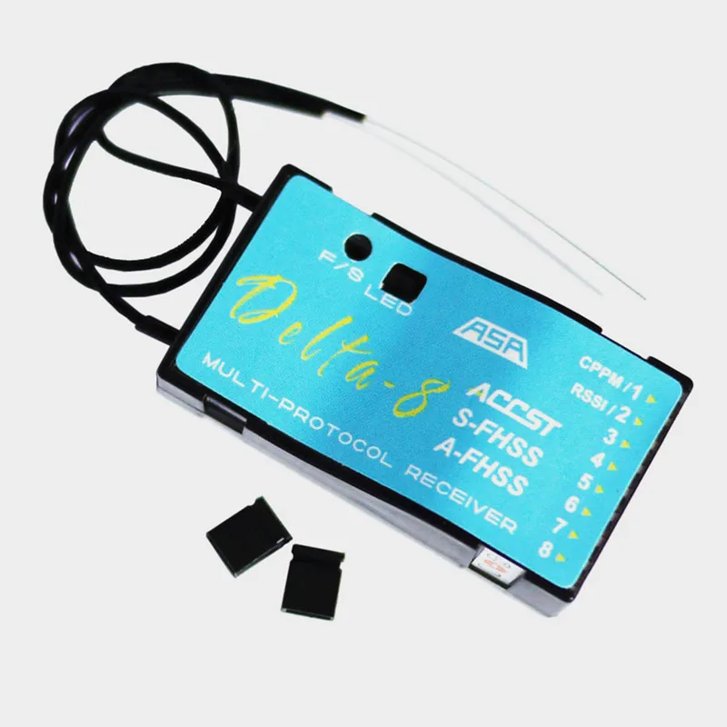 Оригинальный приемник FrSky Delta 8 2 4G D8/V8 ACCST/S-FHSS/A-FHSS 8CH совместимый с системами Futaba Hitec