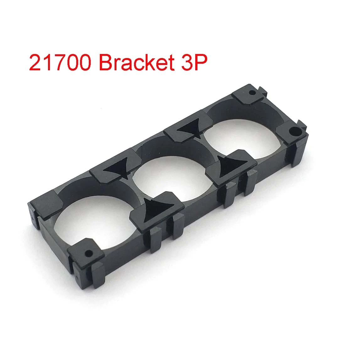 1 18650 Cellulare Supporto batteria caso scatola porta spilli SCHEDA PCB Mount in plastica