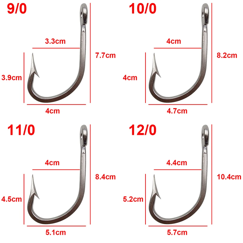 10 шт. 7731 Нержавеющая сталь бронзовых морских рыболовных крючков большие толстые тунец приманка для рыболовного крючка Размеры 5/0 6/0 7/0 8/0 9/0 10/0 11/0 12/0 13/0 14/0 16/0
