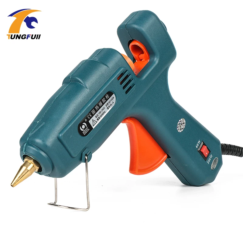 60 100W 110V 220V Hot Melt Glue Gun,Practical mini hot glue gun, glue