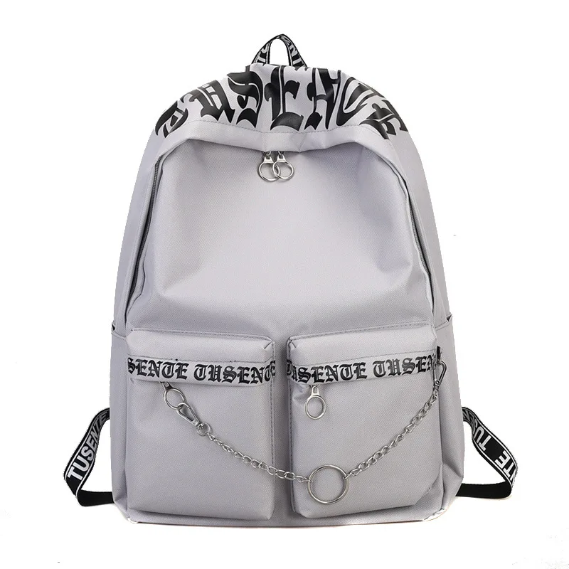 Крутая Уличная Хип-Хоп сумка через плечо Harajuku Женская Мужская холщовая школьная Студенческая сумка рюкзаки стильные дорожные рюкзаки рюкзак