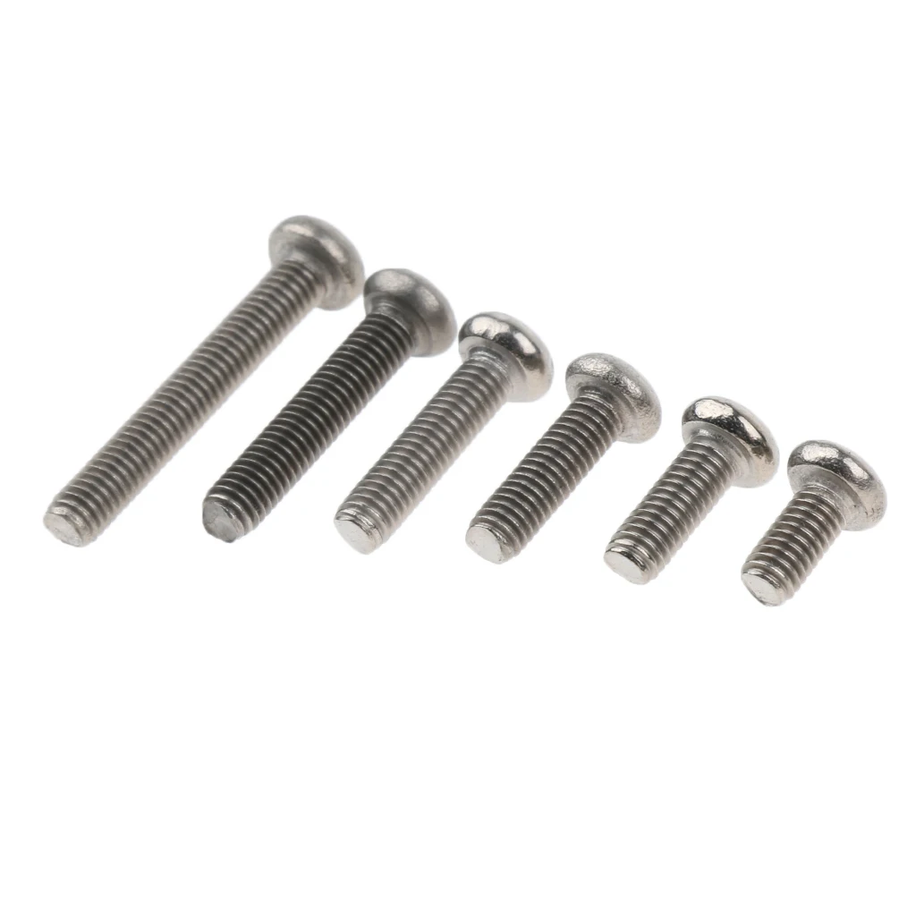10 Pcs M3 Pan Head GR1 Titanium Machine Screws Phillips Drive