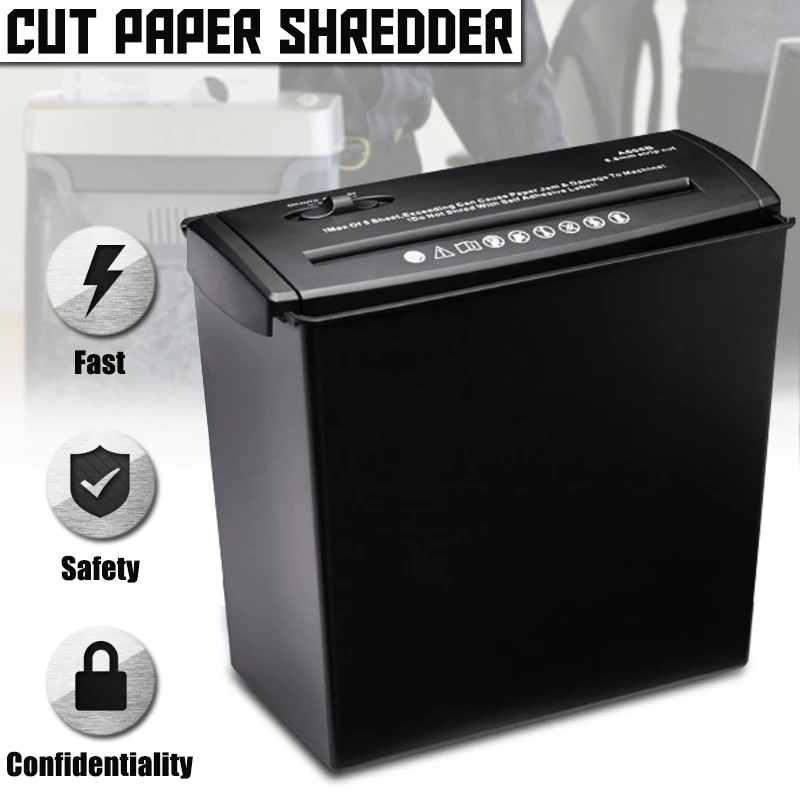 

220V 10L Mini Desktop Electric Shredder Multi-functional A4 Electric Cutting File Shredder Strip Office Home Paper Shredder
