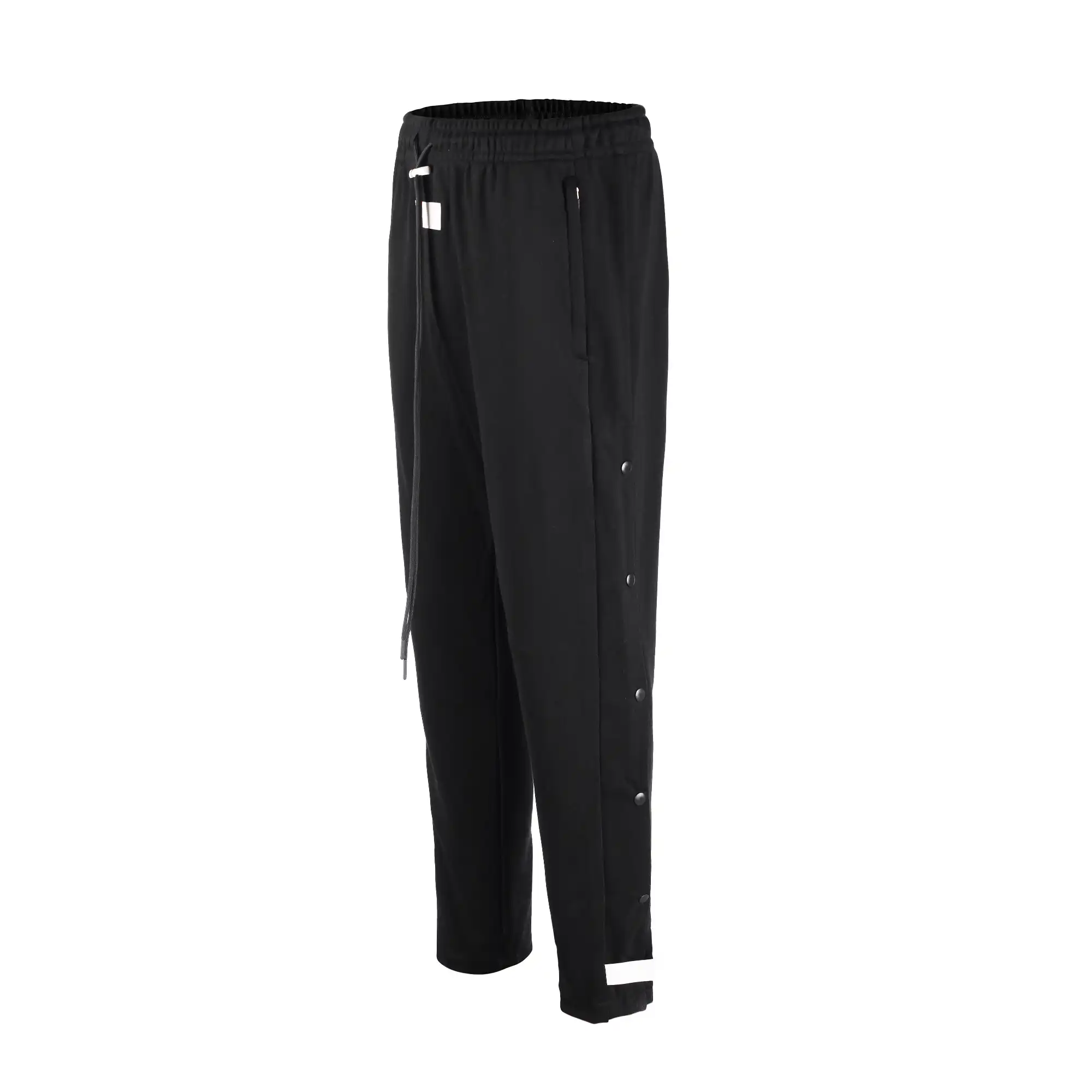 snap button pants mens