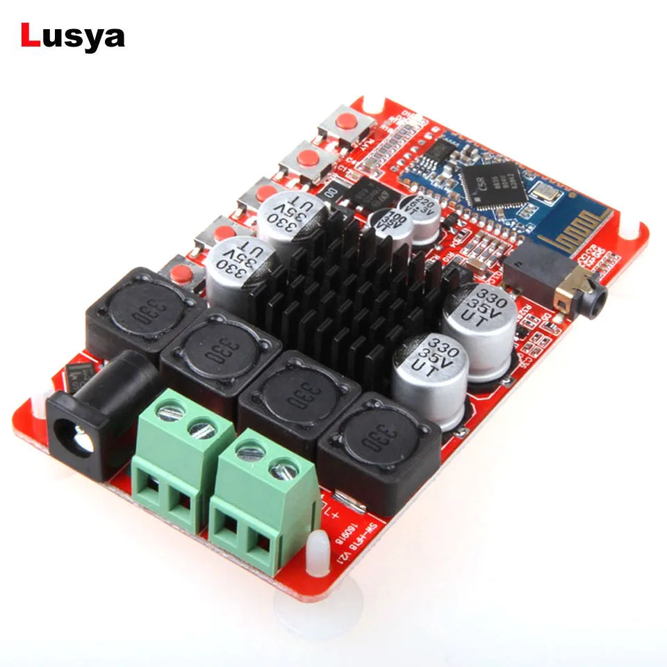 Плата цифрового усилителя TDA7492P Bluetooth V4.0 50 Вт + CSR8635|Усилители мощности| |