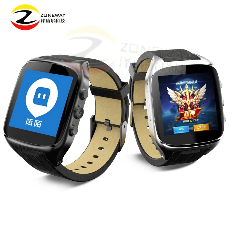 2 шт. x01s умные часы Dual Core Android 5.1 1.54 дюймов 3G SmartWatch телефон MTK6572 1. Гц