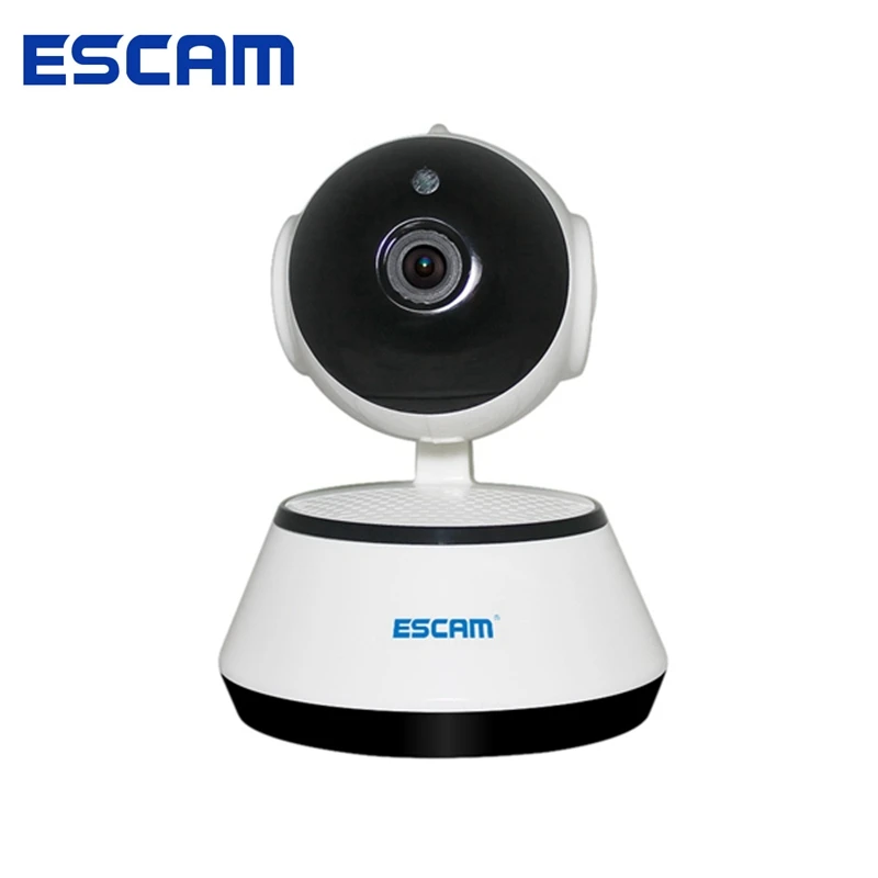 

ESCAM G10 720P IP Camera Pan 355/Tilt 90 Degree Multifunction Camcorder H.264 Support 64G TF Card Night Vision Two Way Audio