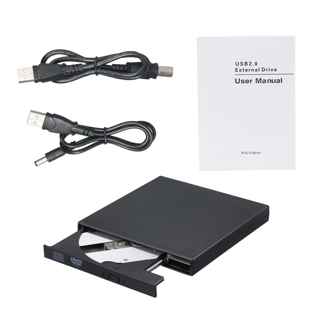 Dvd-плеер USB внешний DVD/CD ридер плеер для Windows Laptpo DVD-ROM портативный dvd-плеер