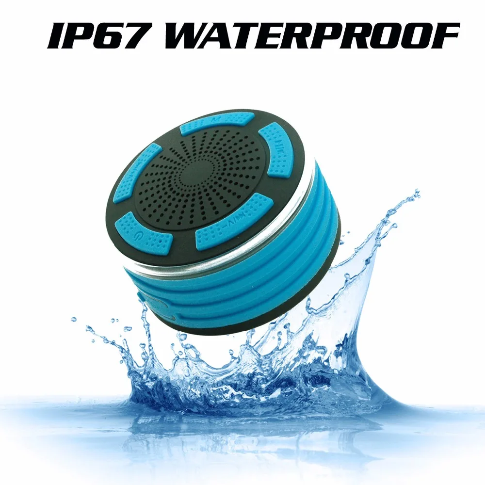 

CHICLITS Bluetooth Speaker F013 IPX7 Waterproof LED Breathing Light Bluetooth Audio Support Call Function FM For Children Gifts