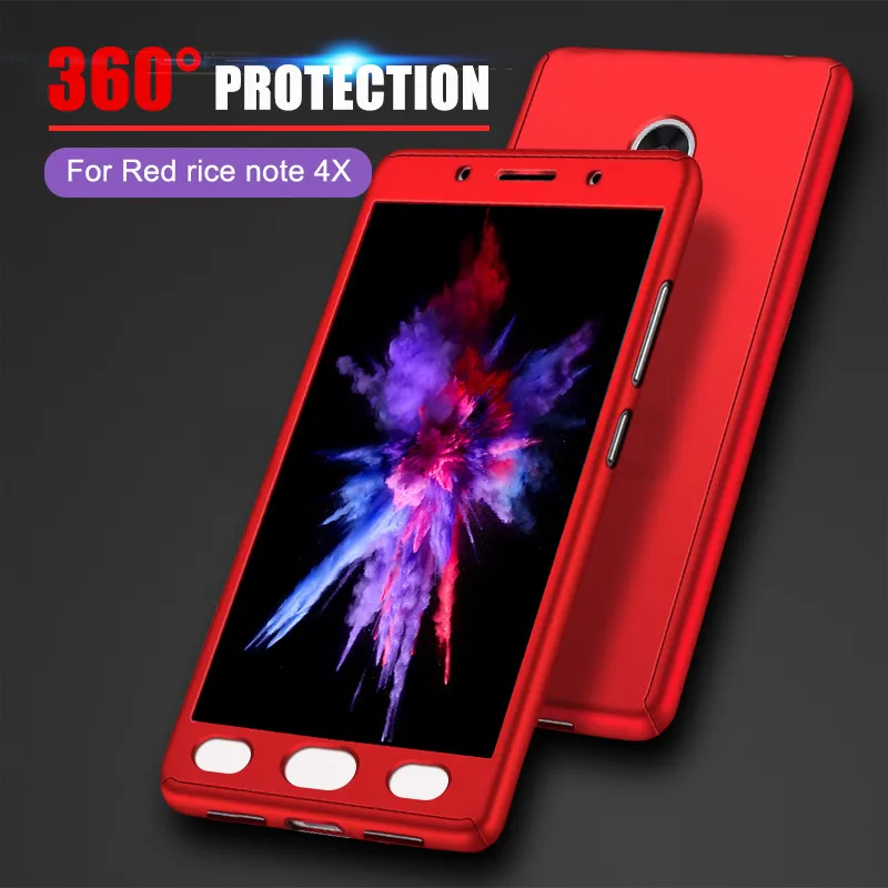 360 Full Cover Protection Case For Xiaomi Redmi 5 Plus 4A Note 4 4X Case Hard Cover With Glass For xiaomi redmi Note 5A Pro Case 360 Full Cover Protection Case For Xiaomi Redmi 5 Plus 4A Note 4 4X Case Hard Cover With Glass For xiaomi redmi Note 5A Pro Case