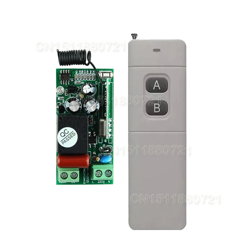 

AK-RK01S-220-J 220V 1CH RF Wireless Remote Switch Wireless Light Lamp LED Switch 315/433 Remote ON OFF Controller