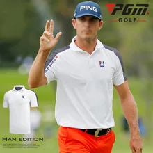 Мужская рубашка для гольфа, профессиональная соревновательная тренировочная спортивная летняя свободная дышащая влагопоглощающая рубашка