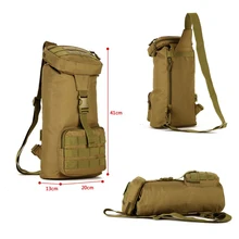Bolsa táctica Mochila ipad iphone Paquete Pecho Hombro Acampar Al Aire Libre A Caballo Senderismo Mochila de Ocio