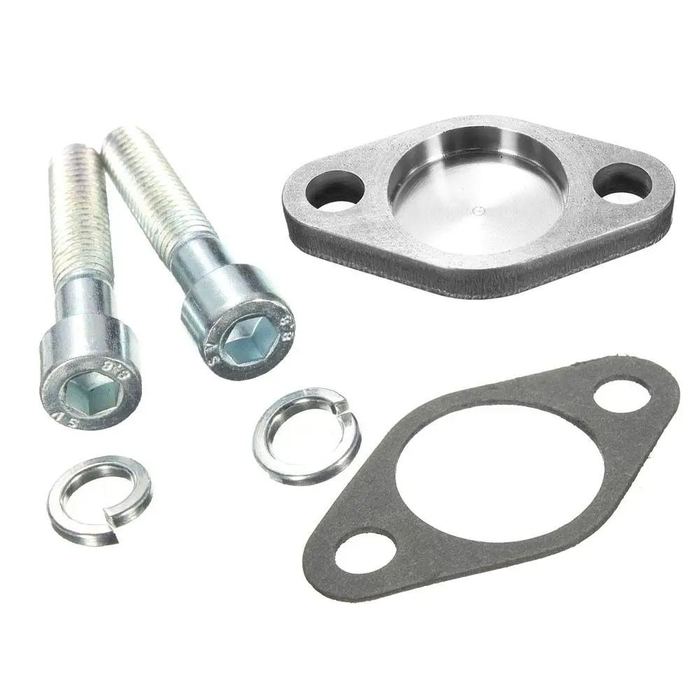 Qiilu EGR Valve Blanking Block Plates Kit with Gasket