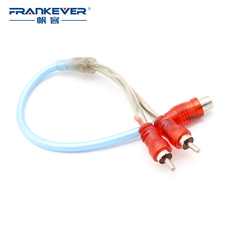 Аудиокабель Frankever 1 RCA мама к 2 папа 2RCA Y разветвитель Кабель для усилителя