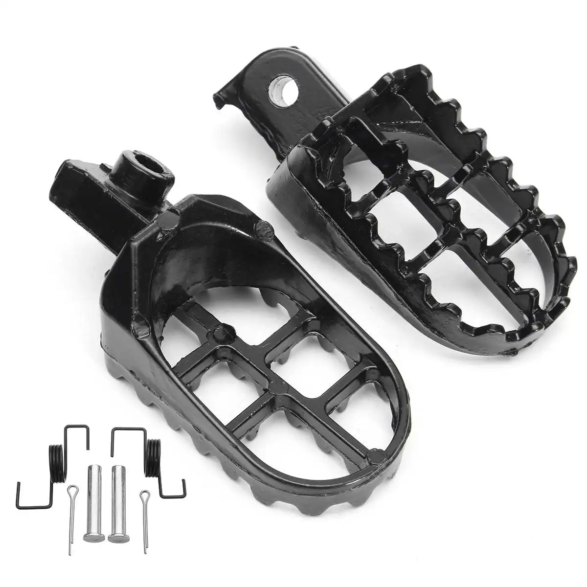 Новая пара мотоциклетных подножки Pit Dirt Bike мотоциклетные подставки для ног подставка для ног универсальная для Yamaha PW50 PW80 TW200 для Honda XR/CRF