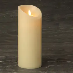 Ksperway Беспламенного реалистичные восковые светодиодный свечи для Свадебные украшения 3,5 х 9 дюймов цвета слоновой кости