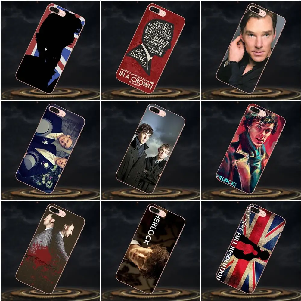 

Red Sherlock Fashion Design Skin Thin Pc Cell Case For Xiaomi Mi3 Mi4 Mi4C Mi4i Mi5 Mi 5S 5X 6 6X 8 SE A1 Max Mix 2 Note 3 4