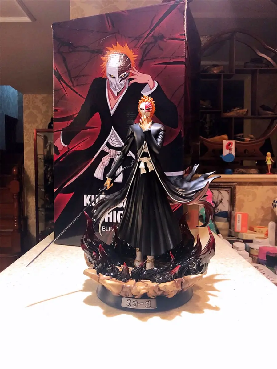 Модельные вентиляторы в наличии отбеливатель высотой 28 см фигурка Kurosaki ichigo GK из
