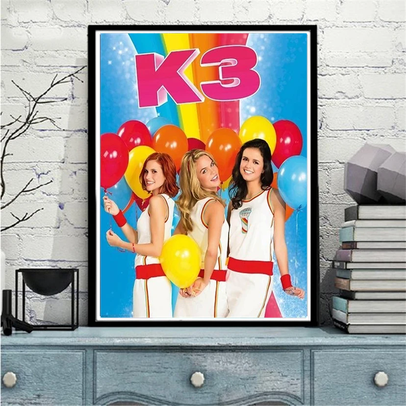 

Diy 5d Diamond painting cross stitch square diamond embroidery handwork Netherlands women group K3 picture rhinestone