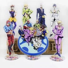 Аниме Jojo Необычные Приключения Дисплей Стенд фигурка модель пластина Держатель японский мультфильм рисунок акриловые украшения Рождественский подарок