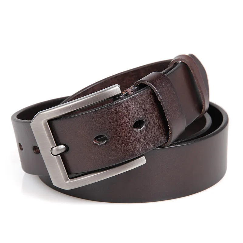 Buy Genuine Cow Leather Men Belts Luxury Brand Strap